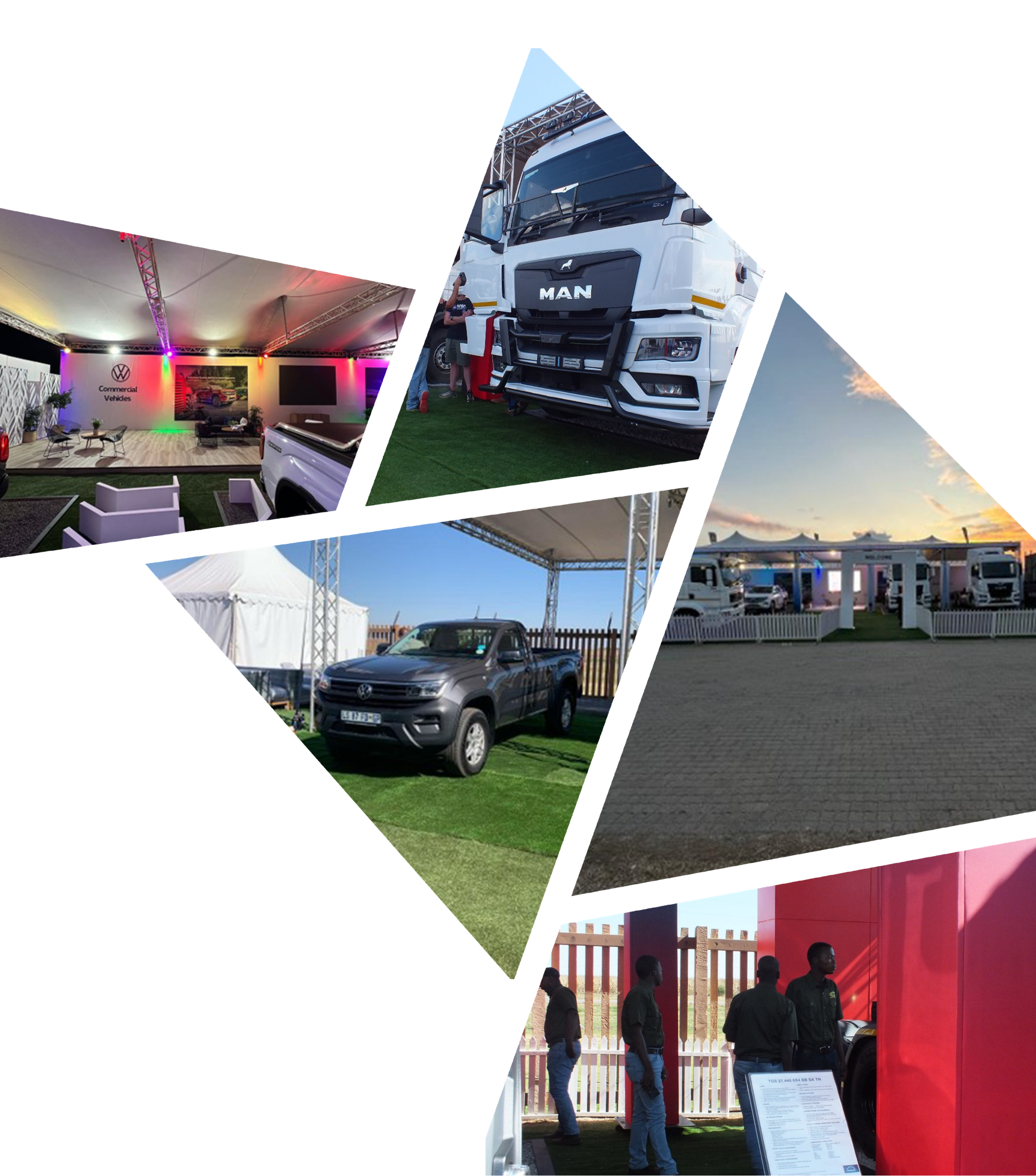 MAN Automotive and VW Commercial shared NAMPO exhibition stand, 2024